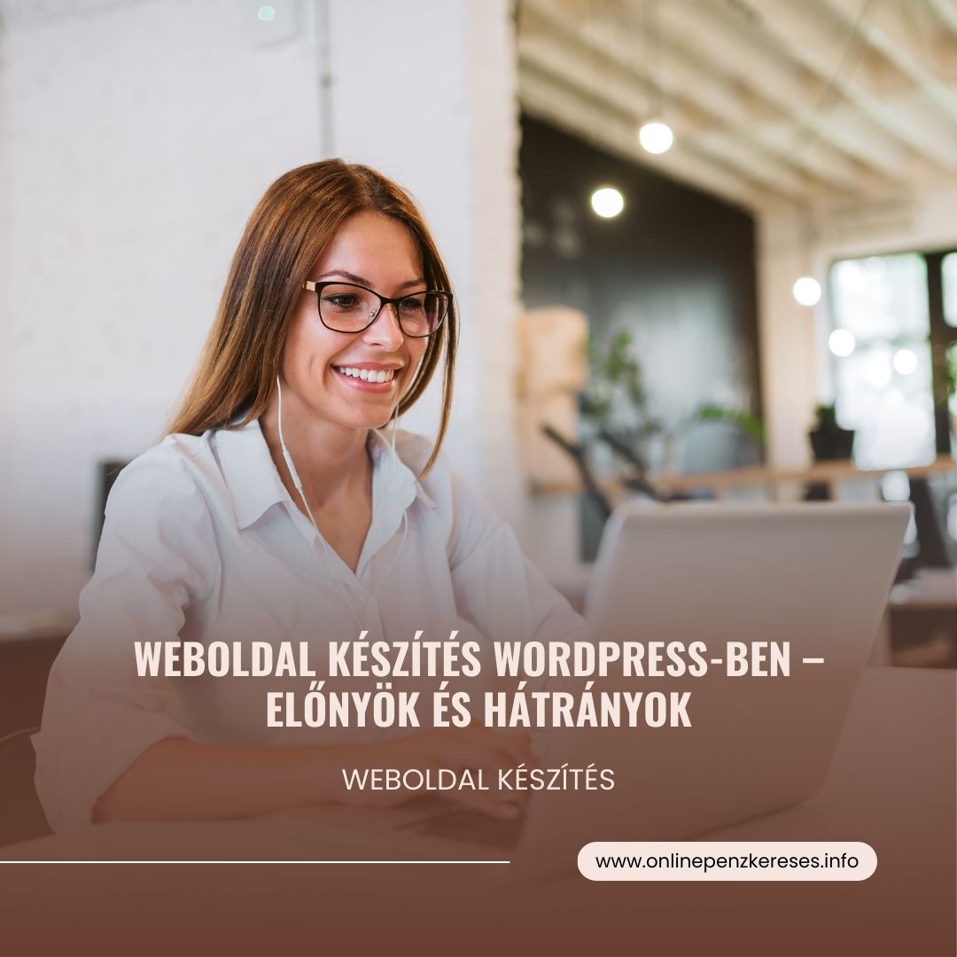 Weboldal készítés WordPress-ben